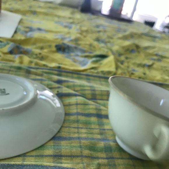 ALP LIDKOPING Cup and saucers - set of five antique, Sweden. - Picture 13 of 14